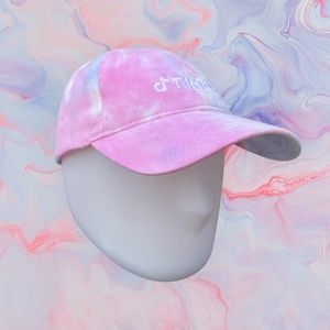 TikTok Tie Dye Pastel Dad Hat Adjustable Sportsman Brand
